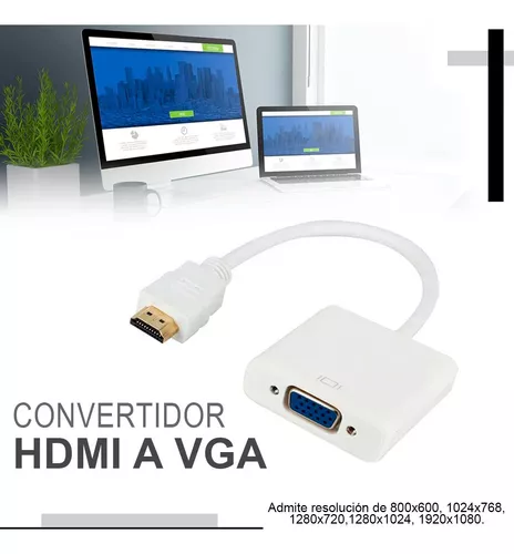 Conversor / Adaptador HDMI 3.5mm Audio Full HD para Wii - Blanco