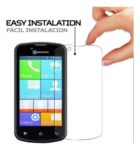Protector Mica Pantalla Para Amplicomms Powertel M9000