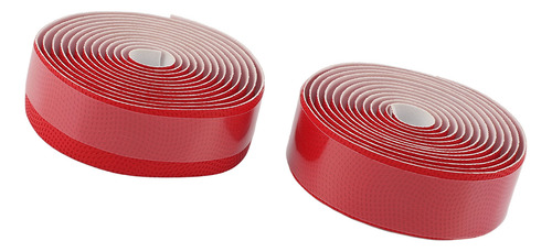 Cinta De Agarre Roja Roja Para Manillar De Bicicleta, 1 Par,