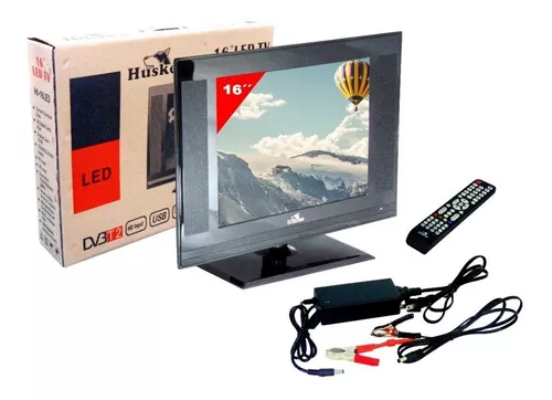 Televisor Huskee Tv 16 Pulgadas Con Tdt Monitor 12v/110v