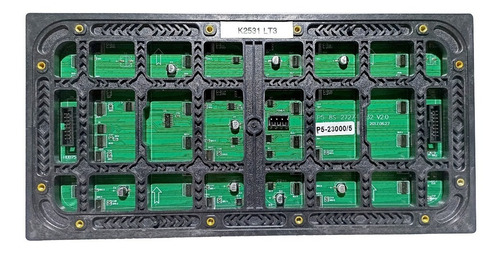 Par Modulo Painel Led P5 Rgb 32x16cm Hub75 Uso Externo K2531