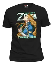 Comprar Playera Gamer Zelda Tears Of Kingdom Princesa Zelda &0041gm