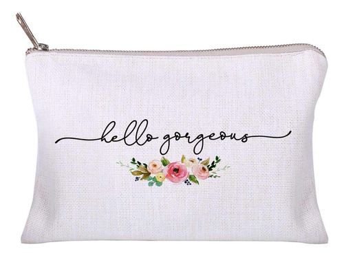 Bolsa De Cosméticos  Hello Gorgeous  De Diseño Simple...