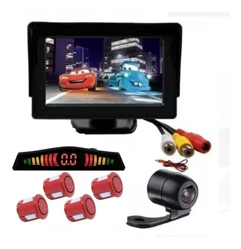 Monitor Fixo Sensor Vermelho Câmera Accord Hatchback