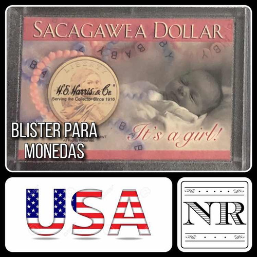 Blister Dolar Sacagawea - Eeuu - Nacimiento Niña