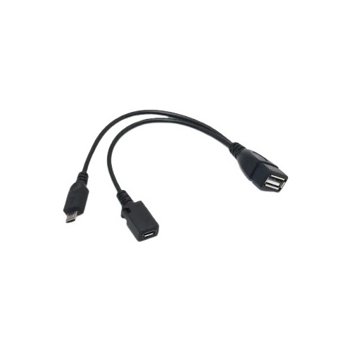 Cable Adaptador Otg Usb Macho Hembra Alimentacion Fire 