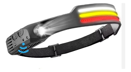 Linterna De Cabeza Recargable Led Con Sensor Camping
