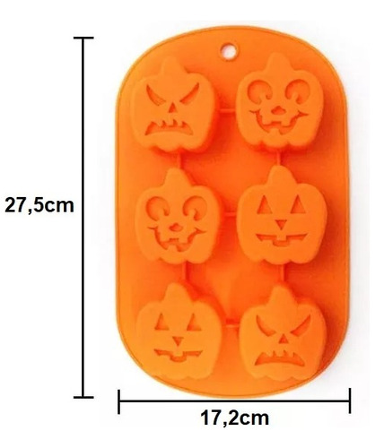Moldes Halloween Moldes Silicona 6 Cubos