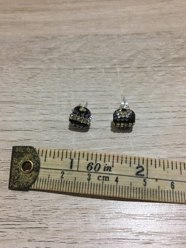 Aretes De Plata .925 Con Cristales