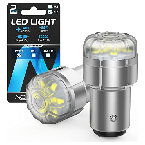 Bombillas Led 1157 7528 Blancas, Luces De Freno Extrema...