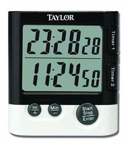 (paquete De 6) Taylor Dual Dgtl Timer / Clock