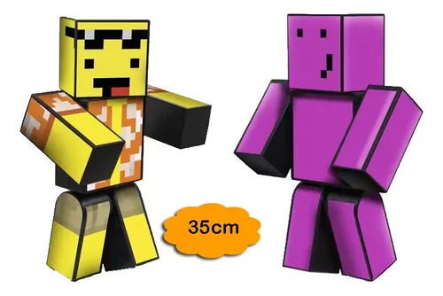 Boneco Melzinha 35 Cm Turma Problems Minecraft Algazarra