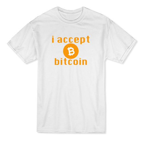 Acepto Bitcoin Camiseta De Hombre