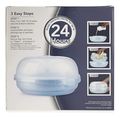 Esterilizador Vapor Nuby Para Microondas 4 Biberones