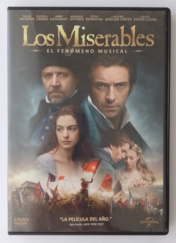 Los Miserables 2012 Hugh Jackman Dvd Usado- Original