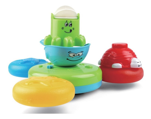 Imagen 1 de 8 de Juguete Para Bañadera Bebe Paraíso De Animales Zippy Toys