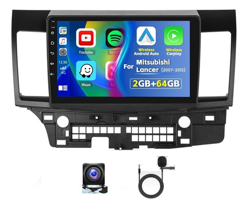 Estereo Mitsubishi Lancer 2007-2012 Android Carplay 2g+32g