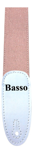 Correa ajustable Basso Linha Porus Porus con diseño de flamencos - rosa