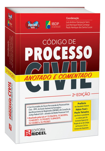 Código De Processo Civil Anotado E Comentado - 2ª Edição