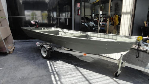 Imagen 5 de 5 de Bote En Aluminio Polar Kraft Rio Pesca Travesia Seguro