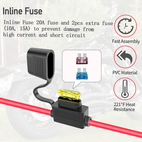 Clip De Cocodrilo Sae Cocodrilo, Conector Sae De 14 Awg...