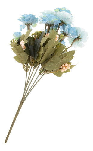 Flor Artificial De La Peonía Azul | Cuotas sin interés