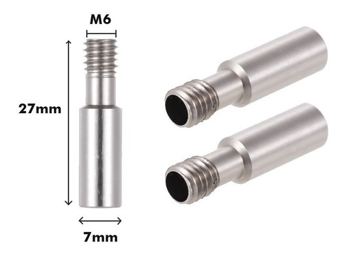 Imagem 4 de 4 de Garganta Heatbreak Hotend Creality 3d Ender 3 Cr-10 Biqu B1