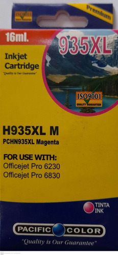 Tinta Alternativa Hp 935 Xl Marca Pacific Color Magenta