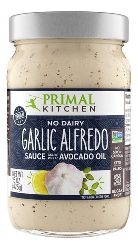 Primal Kitchen Organico Salsa Alfredo Ajo 425grs.