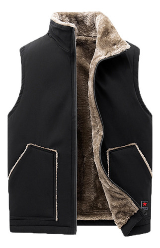 Chaqueta S Para Hombre, Chaleco Polar, Bolsillo Con Cremalle