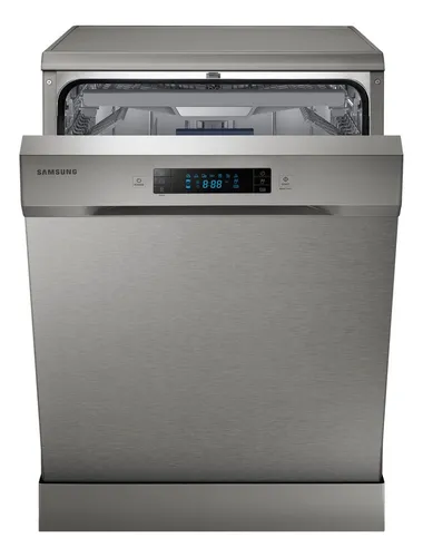 Lavavajillas Samsung Dw60m6050fs 14 cubiertos 7 programas gris
