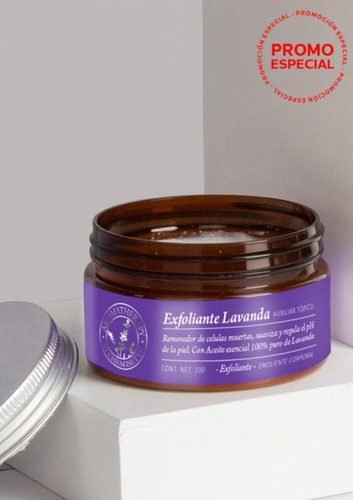 Exfoliante De Lavanda Aclara Suaviza Regula El Ph Y Regenera