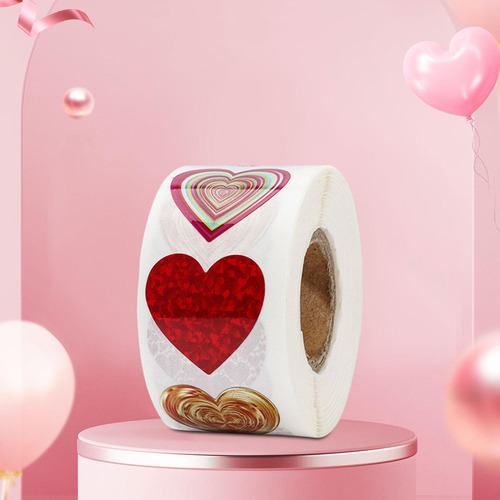 Pegatinas De San Valentín 500 Piezas Pegatinas Impermeable