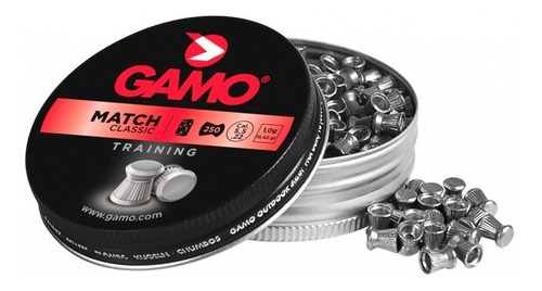 Chumbos Gamo Match 250un 4.5mm Ideal Tiro Gran Aventura