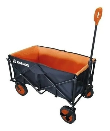 Carro Plegable Portatil Daewoo Acero Reforzado 80kg Jardin