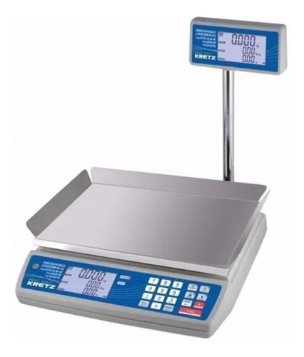 Balanza Comercial Digital Kretz Novel Eco 2 30 Kg Con Mástil