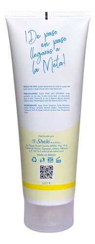 Crema Corporal De Bebe Con Sabila Y Miel Shelo Nabel® 250ml.