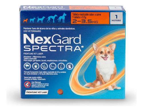 Nexgard Spectra 2 Kg - 3.5 Kg