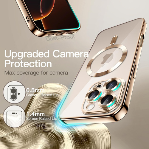 Jetech Soft Clear Case Para iPhone 16 Pro De 6.3 Pulgadas, P