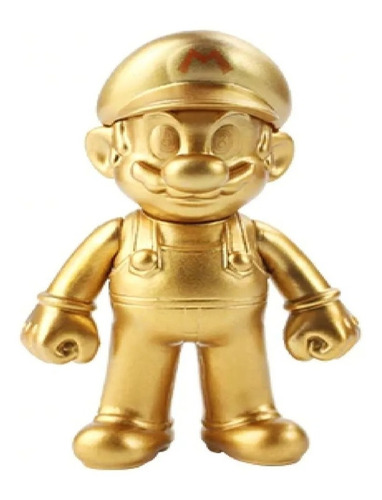 Mario Bros Figura Mario Dorado
