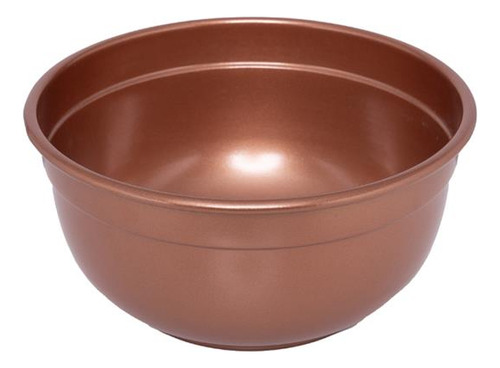 Tigela De Cozinha Alumínio Dk Saladeira Bowl Em Alumínio Liso Cobre 3500l