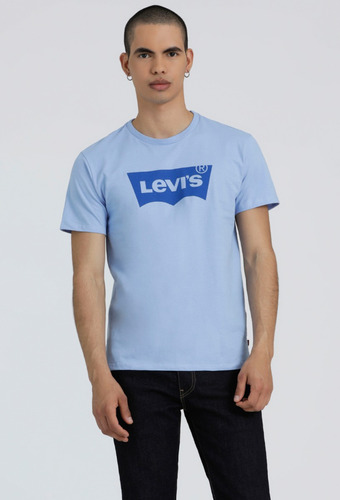 Levi's Levis Playera Graphic Set-in Neck 561950582 Blues