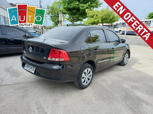Volkswagen Gol Sedan 1.6 Full 2012 Negro 4 Puertas