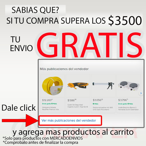 Kit Set 5 Piezas Compresor Sopletear Inflar Lavar Pintar