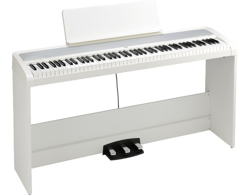 Piano Digital 88 Teclas Korg B2 Sp Usb Mueble 3 Pedales Blan