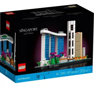 Lego Architecture 21057 Singapura Arquitetura 827 Peças