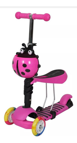 Scooter Infantil Asiento Asiento Montable Luz Led 2 A 4 Años