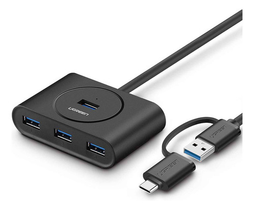 Ugreen Hub Usb 3.0 Con Otg C,smartphone,mackbook,surface Pro