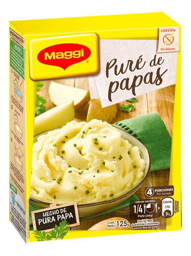 Puré De Papas Maggi® 125g Pack X4