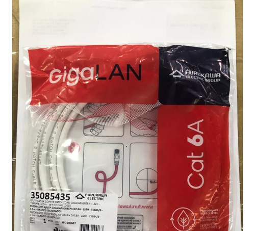 Patch Cord F/utp Gigalan Lszh Blind.cat6a 2,5m Furukawa Br